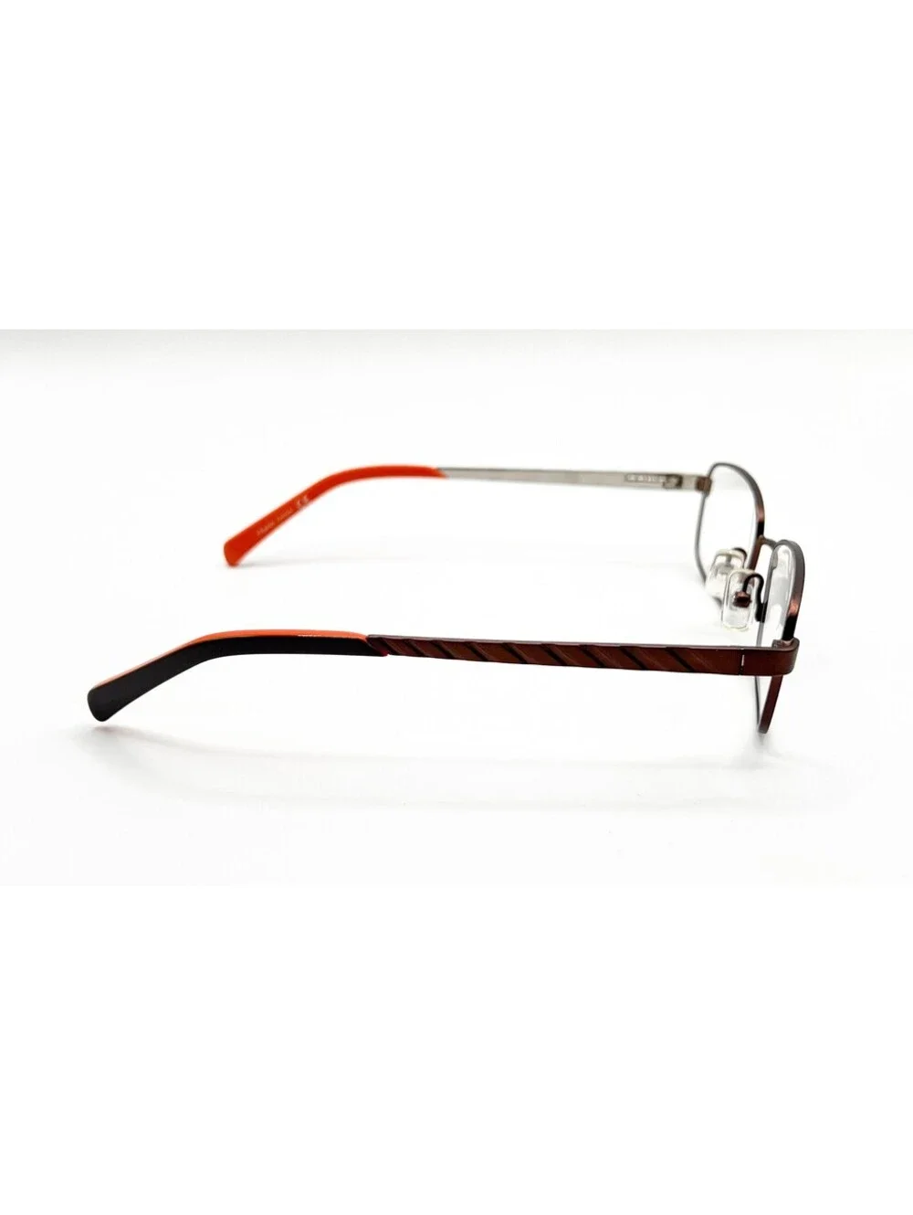 Marchon Nyc Cody 210 Orange Authentic Eyeglasses 46-16-125